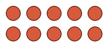 10 bulatan merah