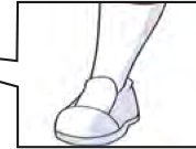 Kaki memakai kasut putih