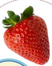 Sebiji strawberi merah