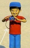 Picture 2: a boy taking a photo with a camera