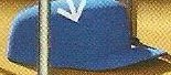 A blue cap