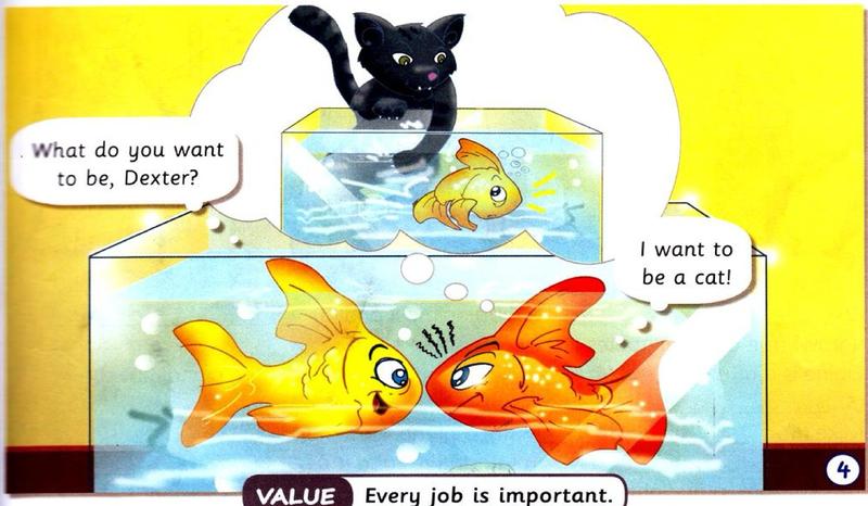 The goldfish Dexter says he wants to be a cat