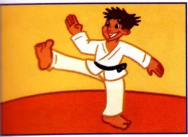 Greg doing karate