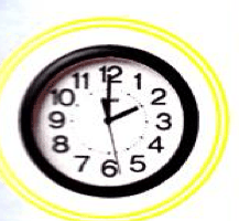 A round clock