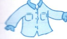 A blue shirt