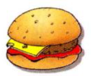 A cheeseburger