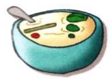 A bowl of soup