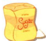 A bag of sugar