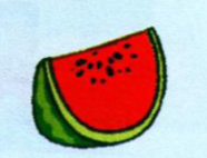 A slice of watermelon
