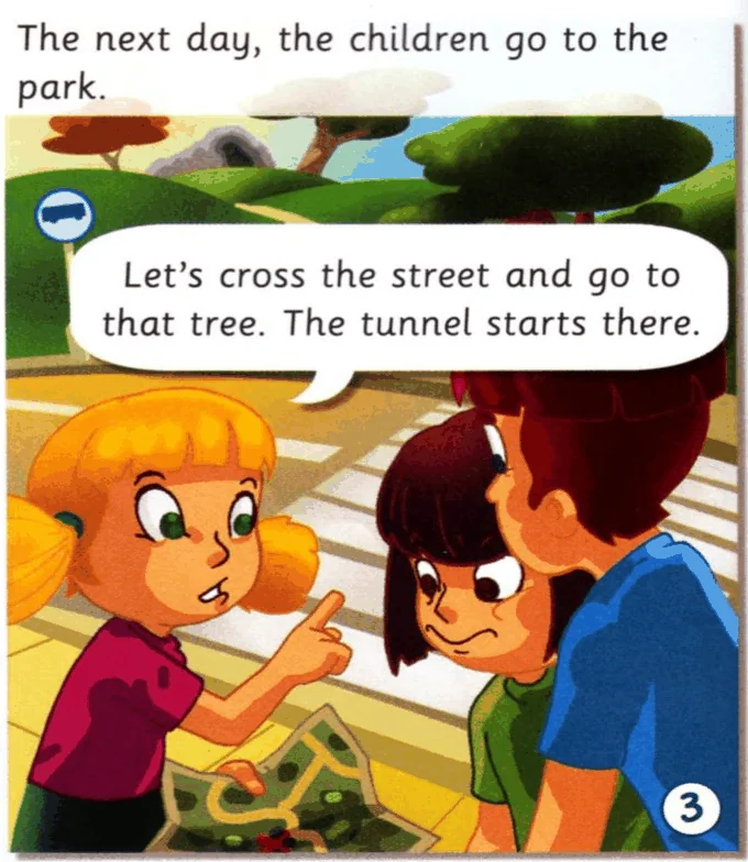 The children at the park