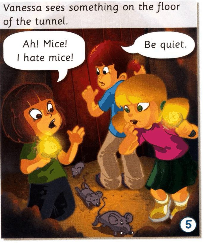 Vanessa sees mice