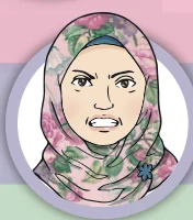 Muka ibu yang marah