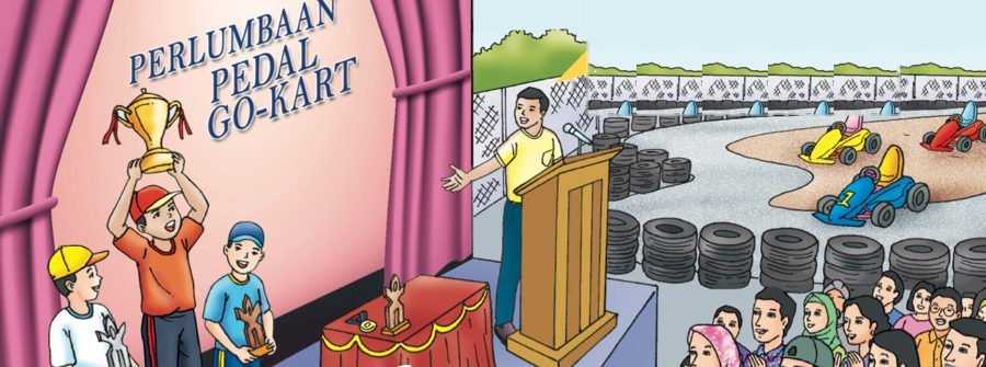 Majlis penyampaian hadiah perlumbaan pedal go-kart