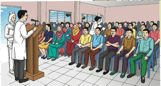 Dr. Sukri memberikan ceramah kepada penduduk pelbagai kaum