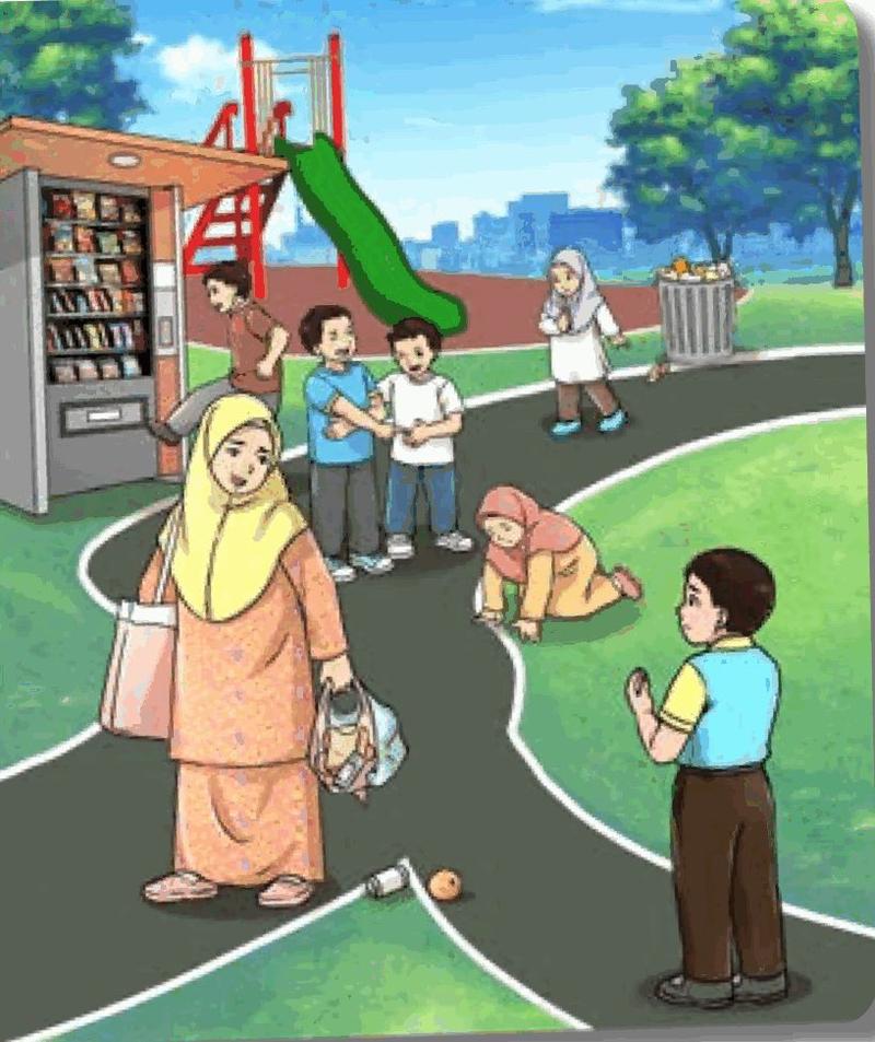 Situasi di taman permainan