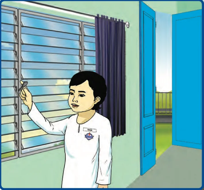 Kina membuka tingkap berbilah; pintu telah dibuka