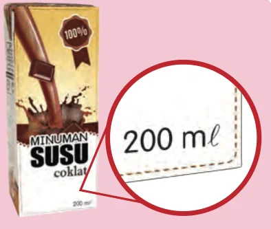Susu kotak 200 mℓ
