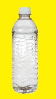 A bottle of water