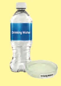 Bottle of drinking water