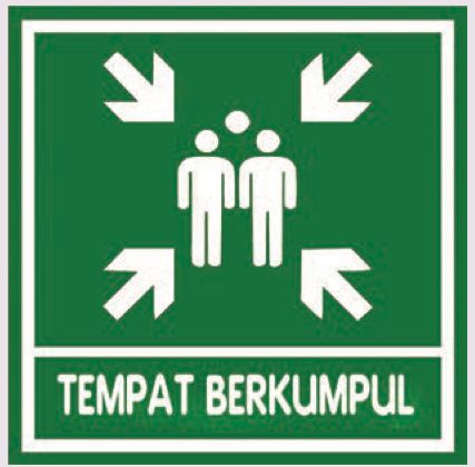 Tanda hijau Tempat Berkumpul