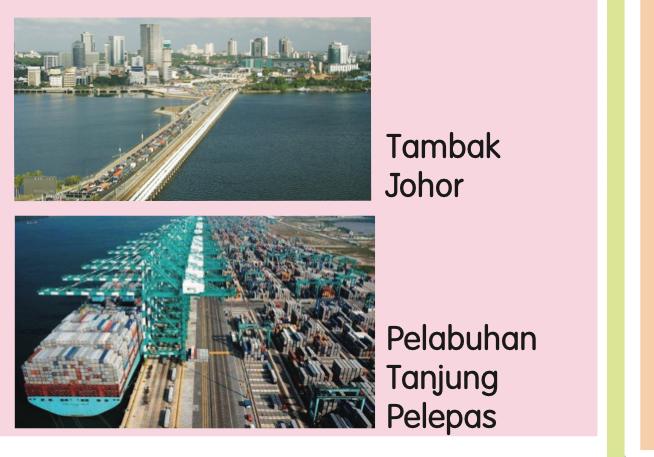 Tambak Johor dan Pelabuhan Tanjung Pelepas