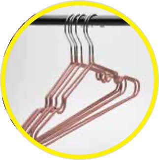 Plastic-coated hangers