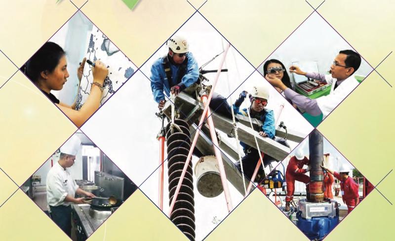 Pelbagai kerjaya: pelukis, cef, juruteknik elektrik di atas tiang, pakar optik dan pekerja pelantar minyak