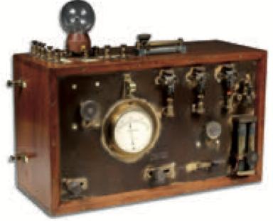 Radio kayu lama tahun 1901