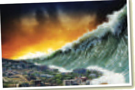 A giant wave
