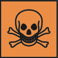 Hazard symbol: toxic