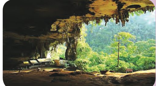 Pintu Gua Niah di Sarawak