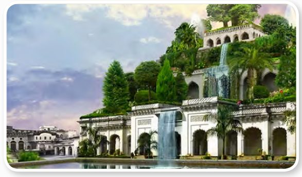 Ilustrasi Taman Tergantung Babylon