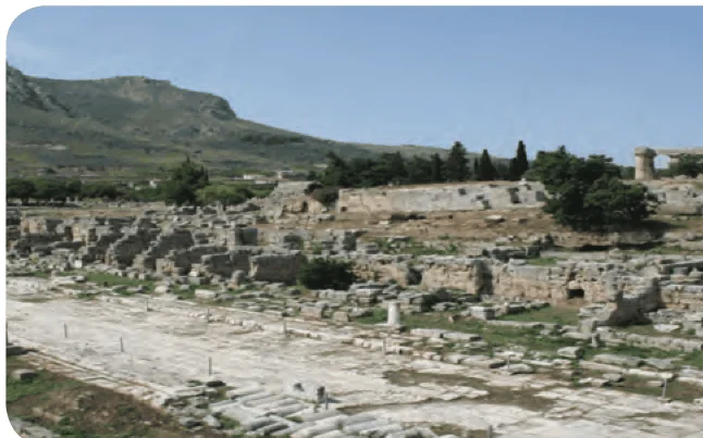 Runtuhan agora di Corinth