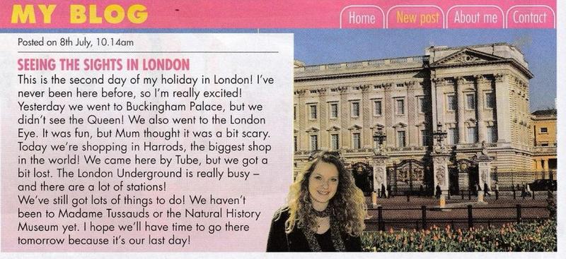 Blog post Seeing the sights in London, posted on 8th July: yesterday we went to Buckingham Palace, today we are shopping in Harrods, we haven't been to Madame Tussauds yet