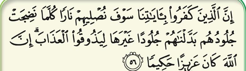 Surah an-Nisa', ayat 56