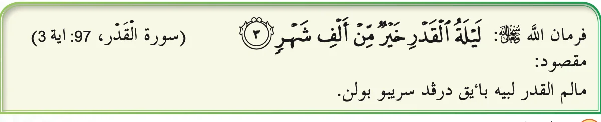 Surah al-Qadr ayat 3: malam al-Qadar lebih baik daripada seribu bulan