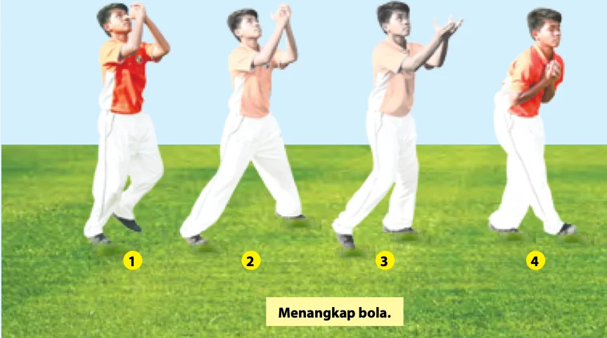 Empat langkah menangkap bola