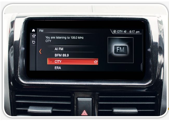 Radio di dalam kereta