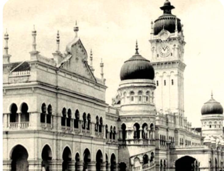 Bangunan Sultan Abdul Samad pada tahun 1890-an