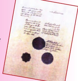 Halaman akhir perjanjian bertarikh 6 Februari 1819 dengan tulisan tangan dan tiga cap mohor hitam